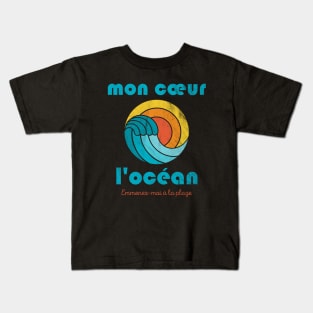 Mon Coeur L'ocean Kids T-Shirt